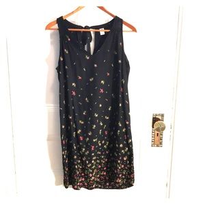 Old Navy Black with Floral dress